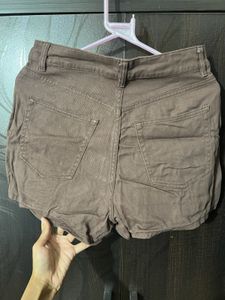 Brown Denim Shorts - H&amp;M