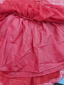 H&amp;M Girls Red Tulle Skirt
