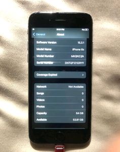 I Phone 6s Argent Sell