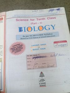 Biology Reffreser For Class 10
