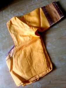 New Saree with Stiched Blouse