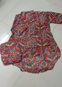Red Pattren Co-ords Set