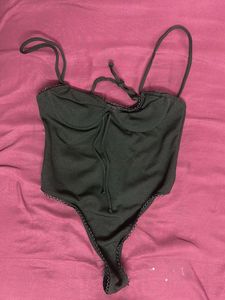 Backless. Bodysuit