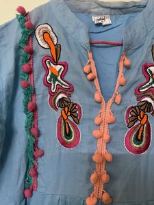 Boho Chic Embroidered Dress