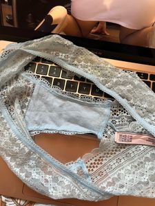 baby blue full lace cheekies ♡