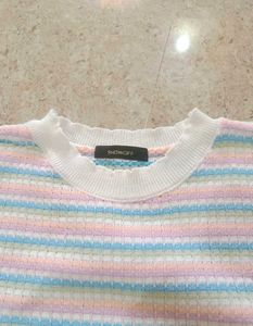 showoff horizontal stripped top