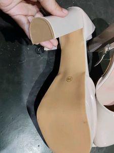 Square Toe Ankle Strap Heels