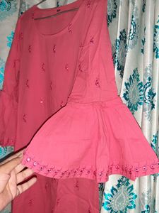Size-40 Kurti Plazo Set