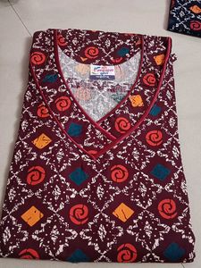 ALINE V NEACK COTTON NIGHTY