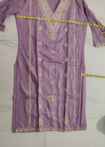 New Zari Work Kurta Set