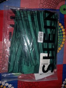 Elegant Green luxury Pleated Skirt