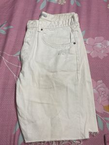 Zara Man Original Shorts White