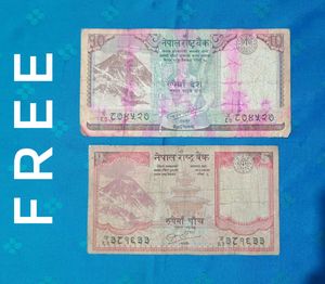 Nepal Notes 10ps + 2ps Free, Lowest Price❗ Sale
