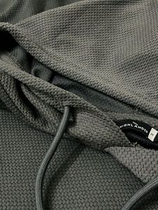 Stylish Grey Hoodie with short sleeves- Highlander