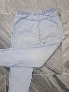 High Waisted Light Blue Mom Jeans