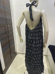 Chic Black &amp; White Maxi Dress