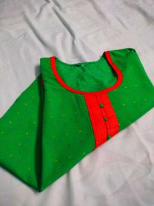 Green Kurti For Women