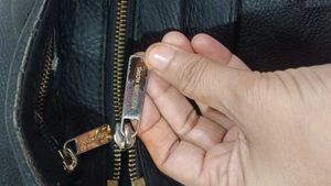 Black Leather Shoulder Bag