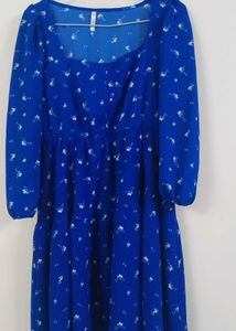 Blue Floral Dress