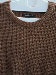 Brown Knit Sweater