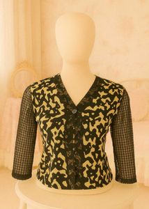 Animal Print Crop Top Shrug For Women 🖤