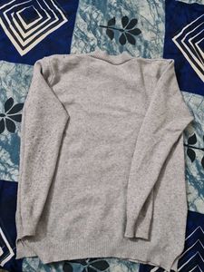 Cozy Grey Knit Sweater