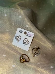 Heart Jewelry Set