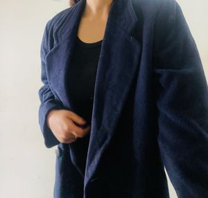 🌈Navy Blue Wool Coat 💕