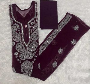 Lakhnowi Mirror Work Kurti