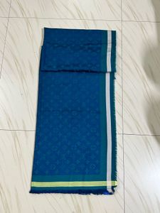 Elegant Blue LV Shawl