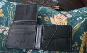 Newhide Leather Wallet, black, unused