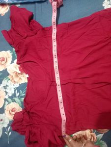 New Reyon Maroon Tshirt Tunics