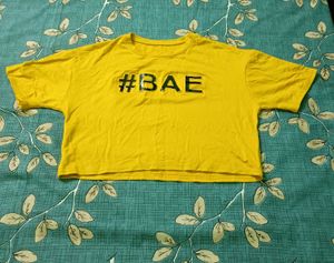 yellow crop top tshirt 3d printed y2k streetwear