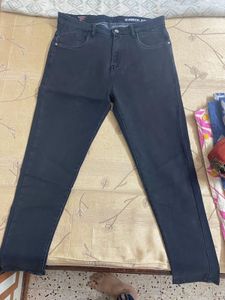 Mens Jet Black Jeans