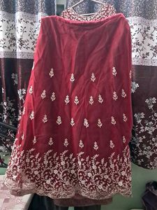 Red Wedding Lehenga