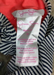 💖 Nautical Ruffle Halter Bikini Top 🌊