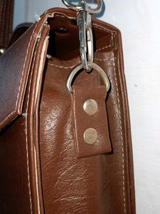Leather office wear Brown royal look Crossbody Bag