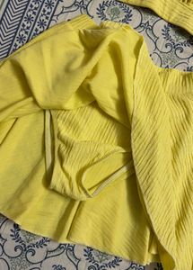 Yellow Two-Piece Set