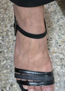 Black Color Heels Sandal Size 6
