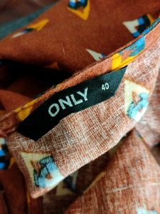 Brown Printed Jumpsuit (Women&#39;s)