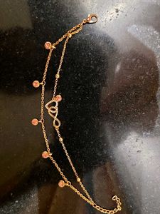 Anklet with Infinity Charm