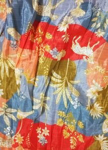 Handwork Heavy Floral Gown With Belt