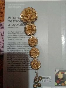 Golden Floral Hair Accessory