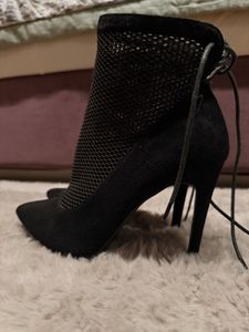 BOLD Mesh Glitter Heels