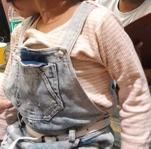 Denim Overalls with Top