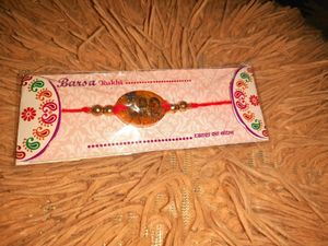 Handmade Rakhi with Pearl Beads