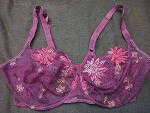 Floral Embroidery Bra32F
