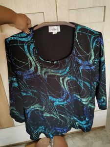 plus size party top