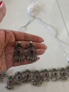Oxide necklace set