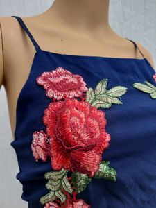 Floral Embroidered Tank Top